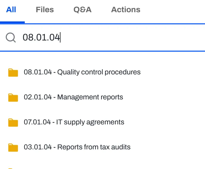 Fast navigation interface